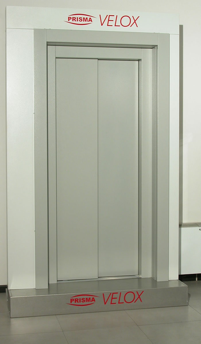 درب روکش رنگ با ورقه فولادی آسانسور
